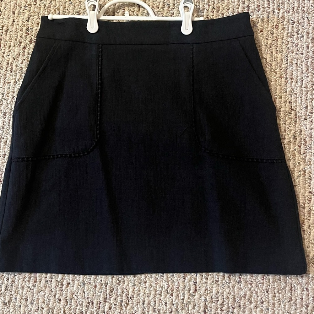Loft black skirt